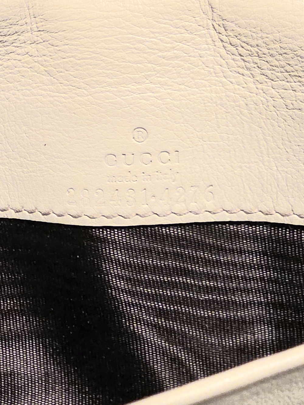 Gucci Abbey Beige GG 2pcs Bag & Wallet Set Monogram Canvas D Ring & Leather Trim - Picture 13 of 17